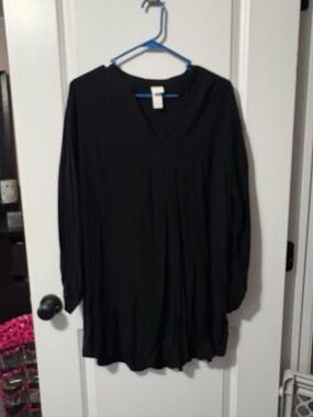 Classic Black V-Neck Women’s Top